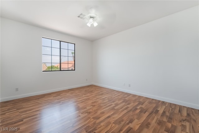 1312 Autumn Wind Way, Henderson, NV 89052 - unfurnished room with a ceiling fan and wood finished floors