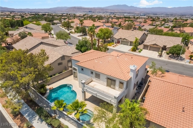 1312 Autumn Wind Way, Henderson, NV 89052 - aerial perspective of suburban area with a mountainous background
