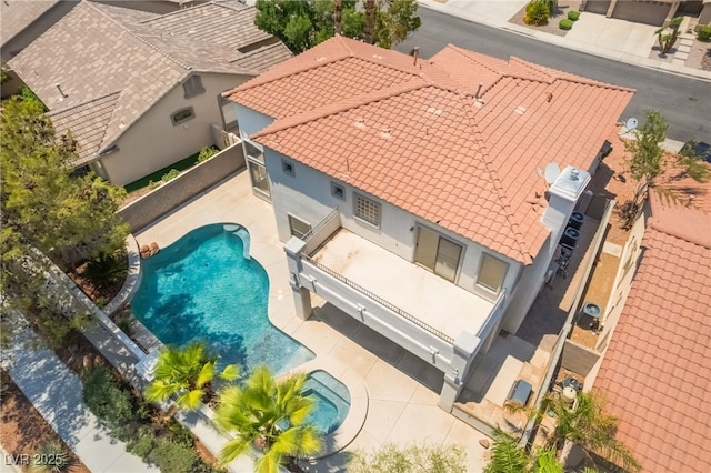 1312 Autumn Wind Way, Henderson, NV 89052 - view of subject property featuring a pool