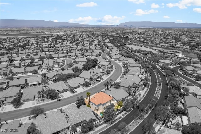 1312 Autumn Wind Way, Henderson, NV 89052 - aerial perspective of suburban area with mountains