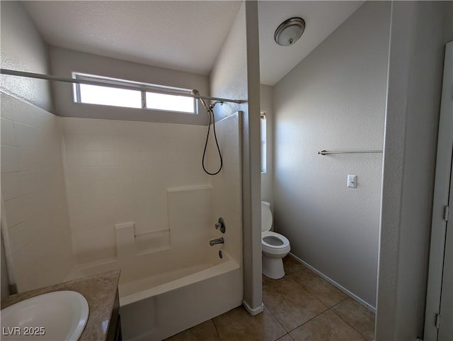 9182 Jewel Crystal Ct, Las Vegas, NV 89129 - bathroom featuring tub / shower combination, tile patterned floors, and vanity
