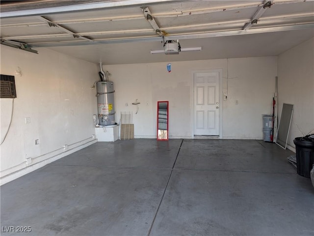 9182 Jewel Crystal Ct, Las Vegas, NV 89129 - garage featuring water heater and a garage door opener