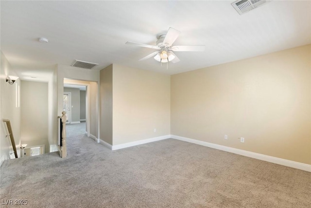 9305 Ironsend St, Las Vegas, NV 89143 - carpeted empty room featuring a ceiling fan and a smoke detector
