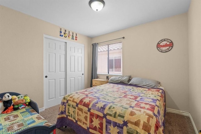 4928 Corsica Island St, North Las Vegas, NV 89031 - bedroom with carpet flooring and a closet