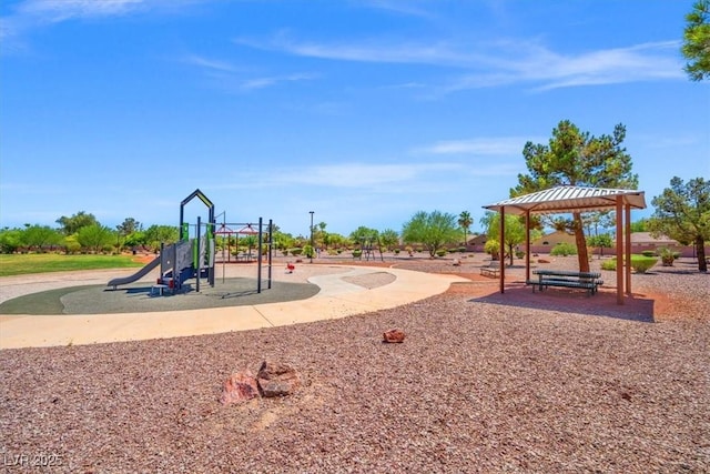 4928 Corsica Island St, North Las Vegas, NV 89031 - community jungle gym featuring a gazebo