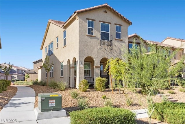 3310 Palindrome Ave, Henderson, NV 89044 - mediterranean / spanish house with stucco siding and a tiled roof