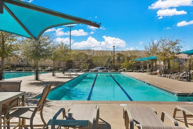 3310 Palindrome Ave, Henderson, NV 89044 - community pool featuring a patio area