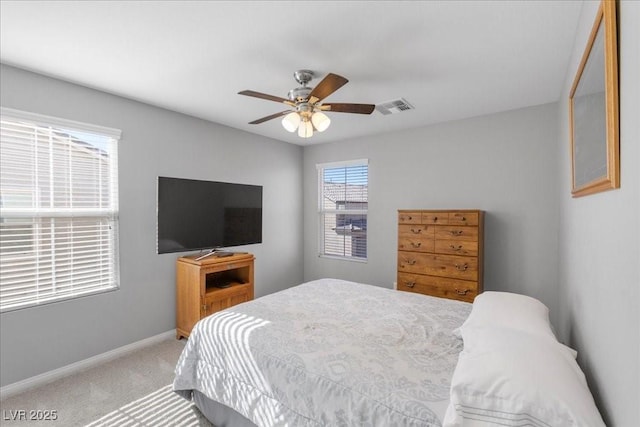 3310 Palindrome Ave, Henderson, NV 89044 - carpeted bedroom with baseboards and ceiling fan