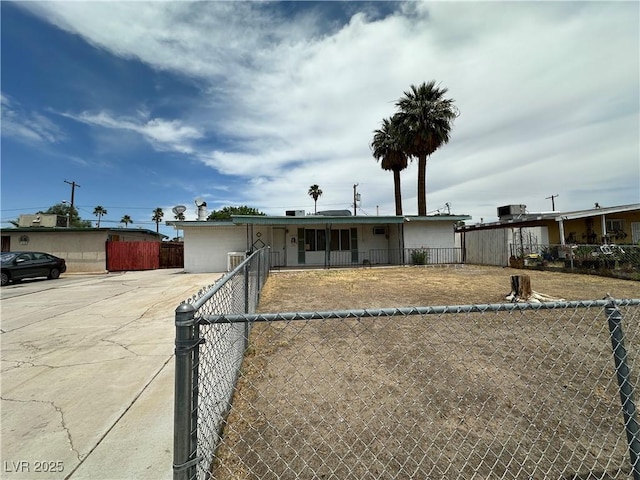1412 Flower Ave, North Las Vegas, NV 89030 - view of front facade featuring driveway