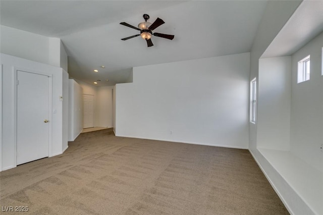 352 River Glider Ave, North Las Vegas, NV 89084 - carpeted spare room featuring ceiling fan and recessed lighting