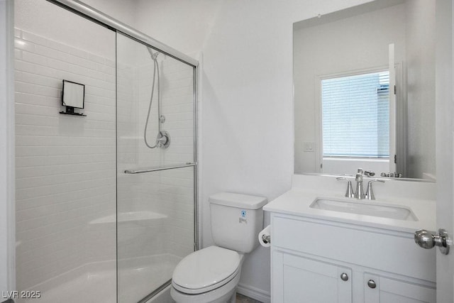9740 Redwood Cascade St, Las Vegas, NV 89143 - bathroom with a stall shower and vanity