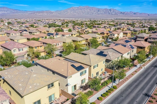 10633 Mount Blackburn Ave, Las Vegas, NV 89166 - aerial perspective of suburban area with a mountainous background