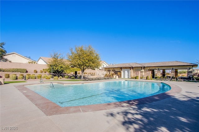 10633 Mount Blackburn Ave, Las Vegas, NV 89166 - view of pool featuring a patio