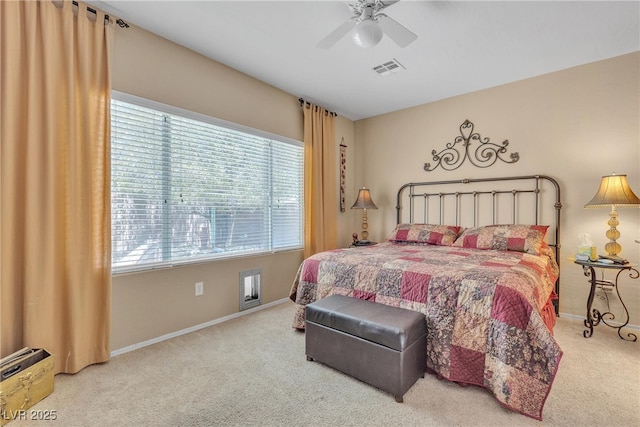 2404 Willow Wren Dr, North Las Vegas, NV 89084 - carpeted bedroom with baseboards and a ceiling fan