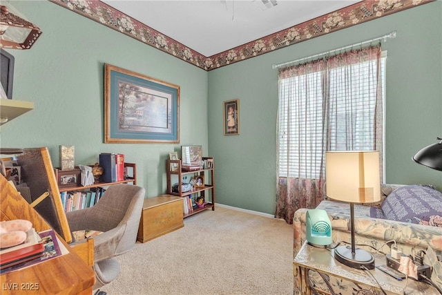 2404 Willow Wren Dr, North Las Vegas, NV 89084 - home office featuring carpet floors and baseboards