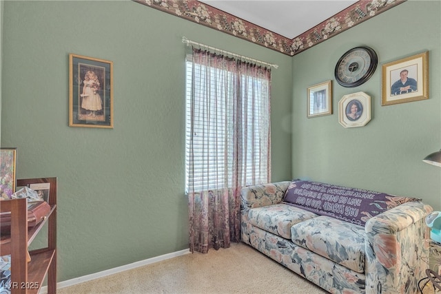 2404 Willow Wren Dr, North Las Vegas, NV 89084 - living area with carpet and baseboards