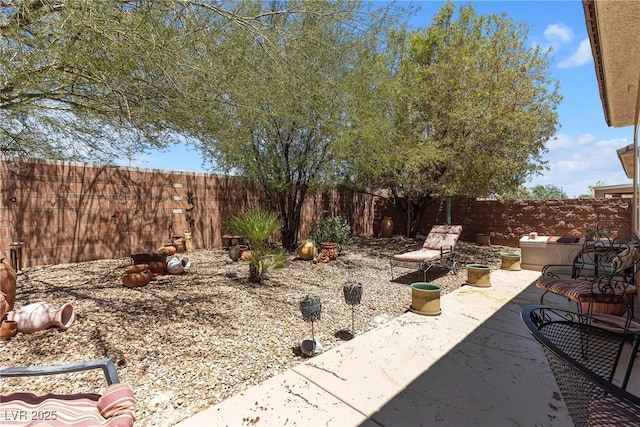 2404 Willow Wren Dr, North Las Vegas, NV 89084 - fenced backyard with a patio area