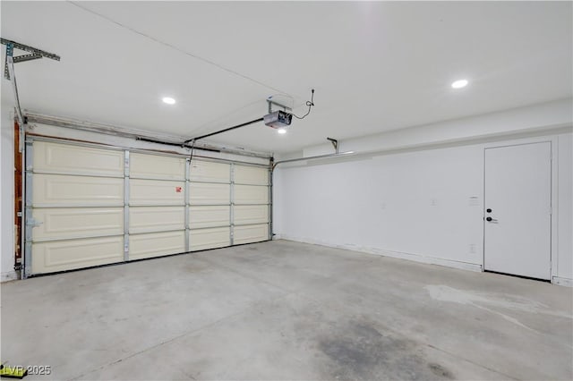 730 Arrowhead Trl, Henderson, NV 89002 - garage featuring a garage door opener and recessed lighting