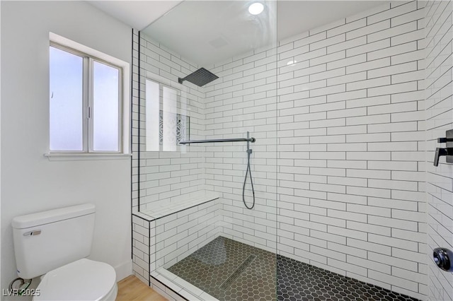 730 Arrowhead Trl, Henderson, NV 89002 - full bathroom with toilet and tiled shower