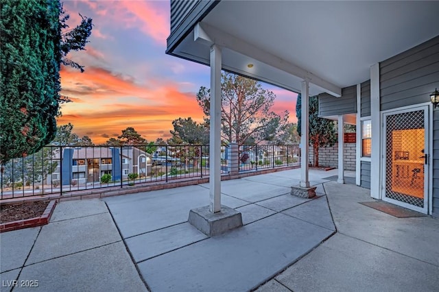 3080 Yankee Clipper Dr, Las Vegas, NV 89117 - patio terrace at dusk featuring a patio area