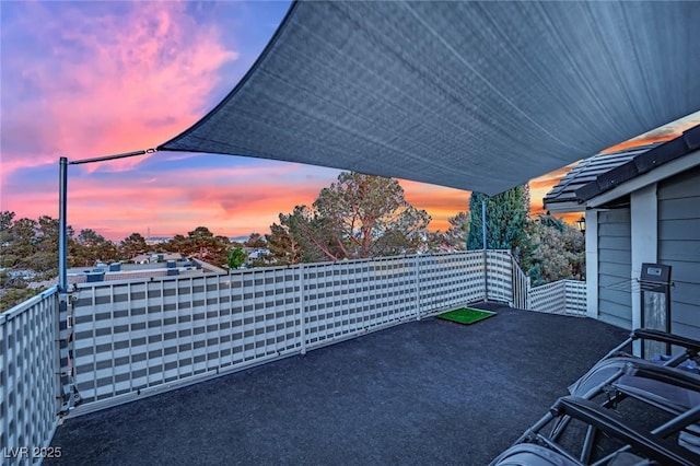 3080 Yankee Clipper Dr, Las Vegas, NV 89117 - view of patio terrace at dusk