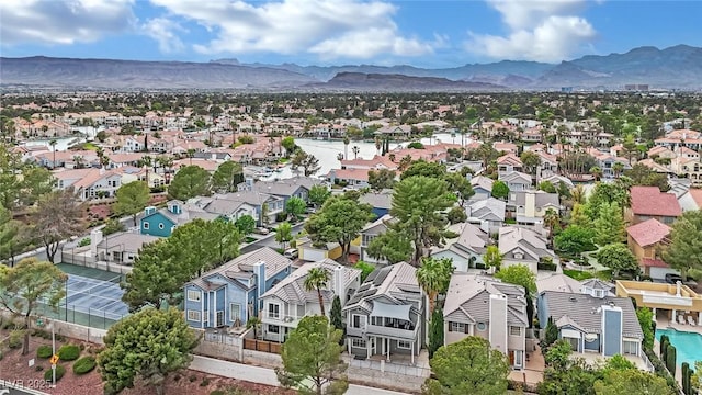3080 Yankee Clipper Dr, Las Vegas, NV 89117 - aerial view of residential area with a mountainous background
