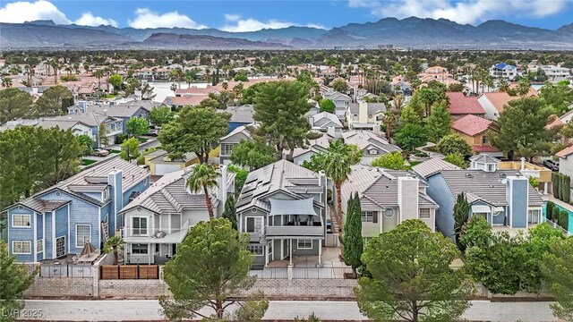 3080 Yankee Clipper Dr, Las Vegas, NV 89117 - aerial view of residential area with mountains