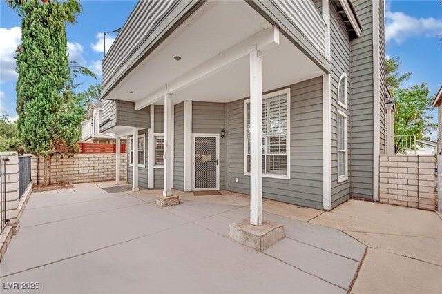 3080 Yankee Clipper Dr, Las Vegas, NV 89117 - fenced backyard with a patio area