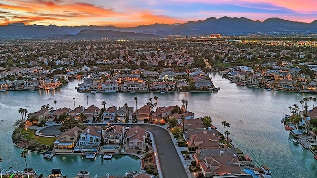 3080 Yankee Clipper Dr, Las Vegas, NV 89117 - aerial perspective of suburban area featuring a water and mountain view