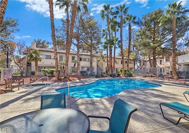 3101 Casey Dr Unit 204, Las Vegas, NV 89120 - community pool with a residential view and a patio