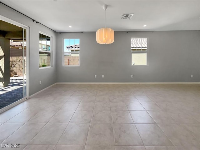 3499 Brezine Ave, Henderson, NV 89044 - unfurnished room featuring tile patterned floors and recessed lighting
