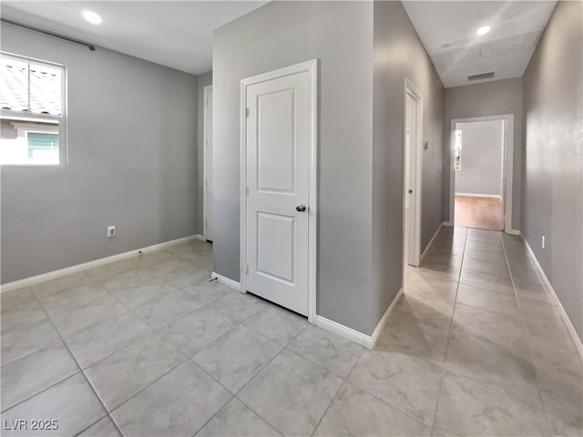 3499 Brezine Ave, Henderson, NV 89044 - corridor featuring light tile patterned flooring and recessed lighting