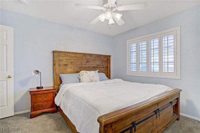 7401 Red Swallow St, Las Vegas, NV 89131 - bedroom with carpet flooring and a ceiling fan