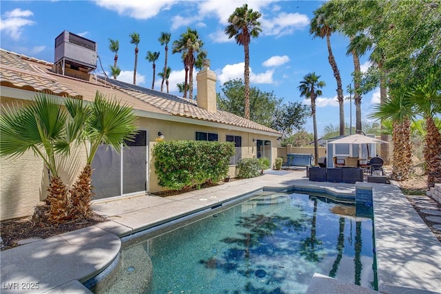 7401 Red Swallow St, Las Vegas, NV 89131 - view of pool featuring a patio area
