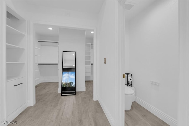 56 Grossinger Ct, Henderson, NV 89074 - hall with light wood-style floors and recessed lighting