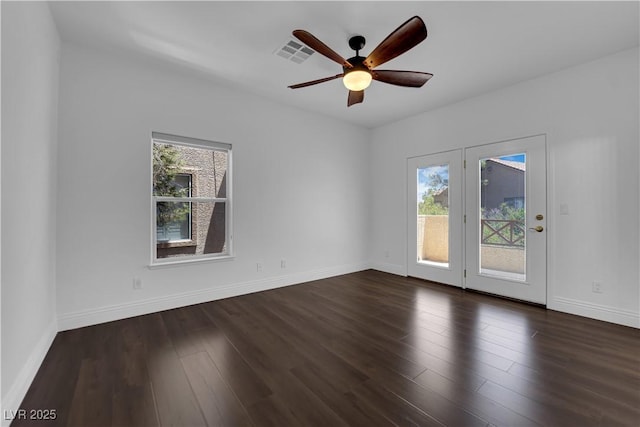 56 Grossinger Ct, Henderson, NV 89074 - empty room featuring ceiling fan and wood finished floors