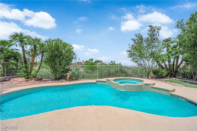 56 Grossinger Ct, Henderson, NV 89074 - view of pool with a pool with connected hot tub
