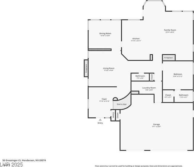56 Grossinger Ct, Henderson, NV 89074 - view of home floor plan