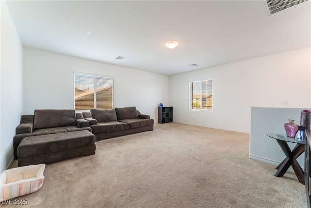 7107 Calvert Cliffs St, North Las Vegas, NV 89084 - carpeted living area featuring baseboards