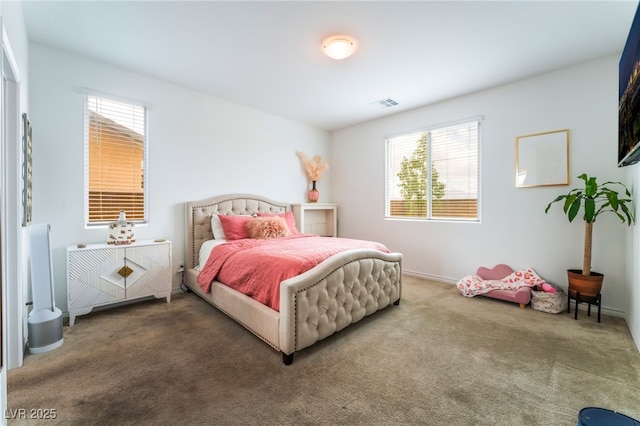 7107 Calvert Cliffs St, North Las Vegas, NV 89084 - carpeted bedroom with multiple windows and radiator