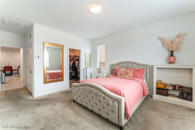 7107 Calvert Cliffs St, North Las Vegas, NV 89084 - bedroom featuring carpet flooring and a walk in closet