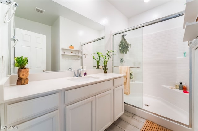 7107 Calvert Cliffs St, North Las Vegas, NV 89084 - full bath featuring a stall shower and vanity