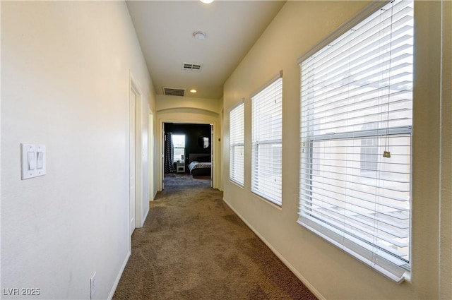 8169 Skytop Ledge Ave, Las Vegas, NV 89178 - hall featuring carpet and recessed lighting