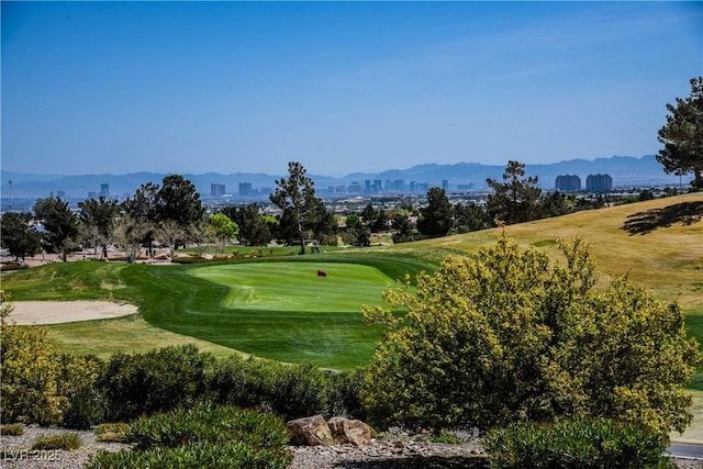 2548 Tumble Brook Dr, Las Vegas, NV 89134 - view of property's community with view of golf course and a mountain view