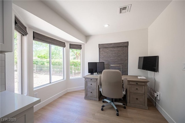 2548 Tumble Brook Dr, Las Vegas, NV 89134 - office space featuring light wood-type flooring and recessed lighting