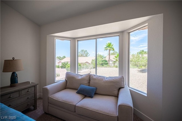 2548 Tumble Brook Dr, Las Vegas, NV 89134 - living room featuring carpet and baseboards