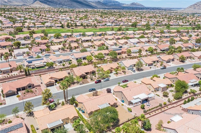 2548 Tumble Brook Dr, Las Vegas, NV 89134 - aerial view of residential area with a mountainous background