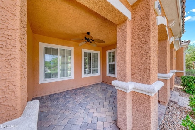 2337 Via Barranca St, Henderson, NV 89044 - view of patio / terrace with a ceiling fan