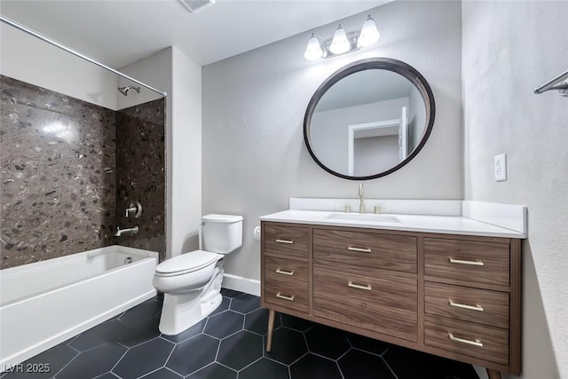 2337 Via Barranca St, Henderson, NV 89044 - full bath with vanity, shower / bathtub combination, and tile patterned flooring