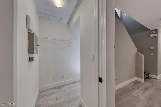 2337 Via Barranca St, Henderson, NV 89044 - corridor with wood finished floors and baseboards